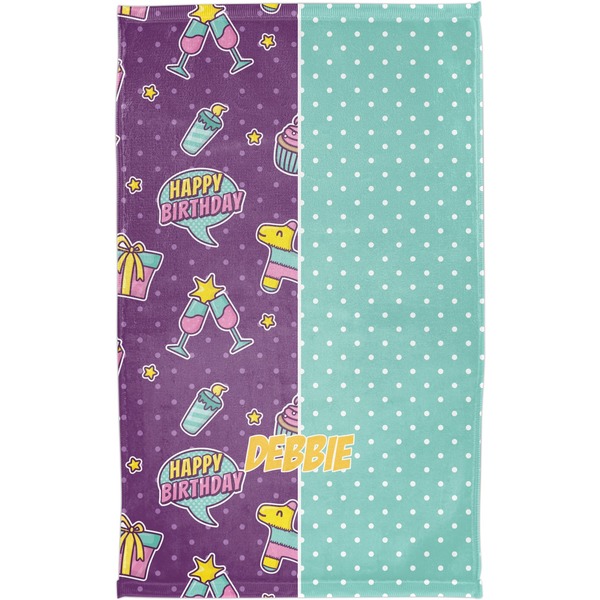 Pinata Birthday Finger Tip Towel - Full View