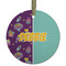 Pinata Birthday Frosted Glass Ornament - Round