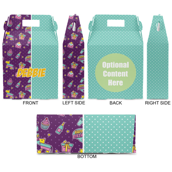 Pinata Birthday Gable Favor Box - Approval