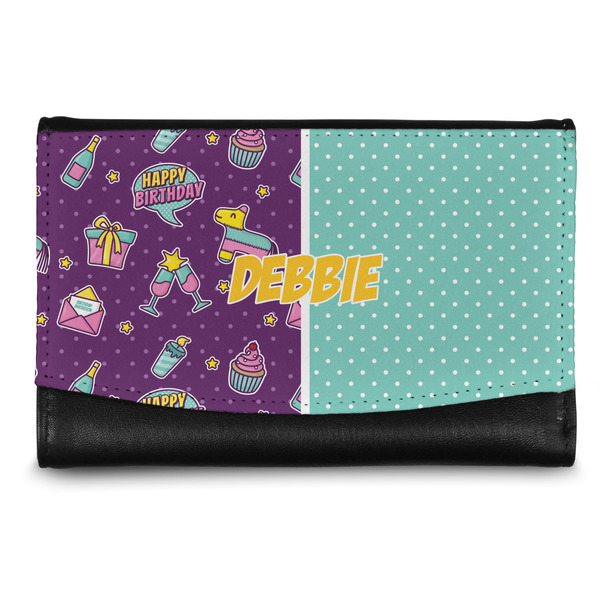 Custom Pinata Birthday Genuine Leather Women's Wallet - Small (Personalized)