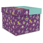 Pinata Birthday Gift Box with Lid - Canvas Wrapped - X-Large (Personalized)