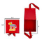 Pinata Birthday Gift Boxes with Magnetic Lid - Red - Open & Closed