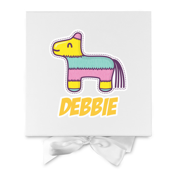 Pinata Birthday Gift Boxes with Magnetic Lid - White - Approval