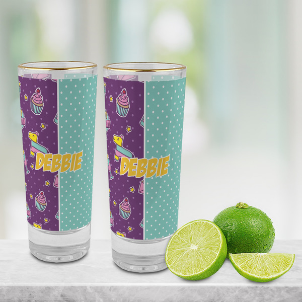 Pinata Birthday Glass Shot Glass - 2 oz - LIFESTYLE