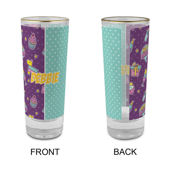 Pinata Birthday Glass Shot Glass - 2 oz - Single - APPROVAL