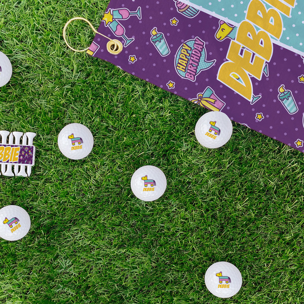 Pinata Birthday Golf Balls - Generic - Set of 12 - LIFESTYLE