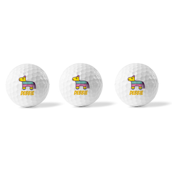 Pinata Birthday Golf Balls - Generic - Set of 3 - APPROVAL