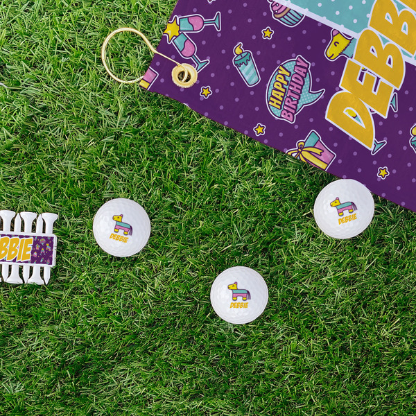 Pinata Birthday Golf Balls - Generic - Set of 3 - LIFESTYLE