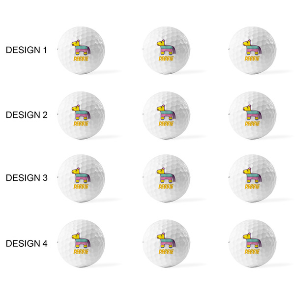 Pinata Birthday Golf Balls - Titleist - Set of 12 - APPROVAL