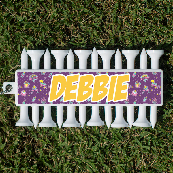 Pinata Birthday Golf Tees & Ball Markers Set - Front