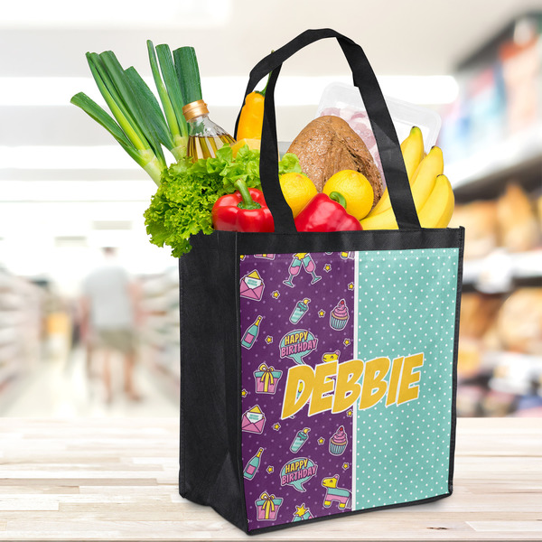 Pinata Birthday Grocery Bag - LIFESTYLE