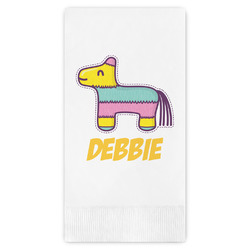 Pinata Birthday Guest Napkins - Full Color - Embossed Edge (Personalized)