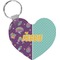 Pinata Birthday Heart Plastic Keychain w/ Name or Text