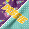 Pinata Birthday Hooded Baby Towel- Detail Close Up