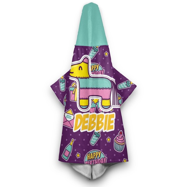 Pinata Birthday Hooded Towel - Hanging