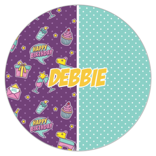 Pinata Birthday Icing Circle - XSmall - Single