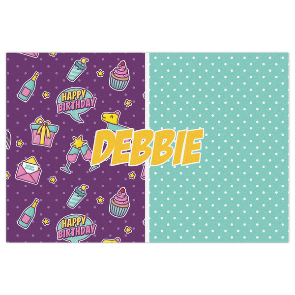 Pinata Birthday Indoor / Outdoor Rug - 4'x6' - Front Flat