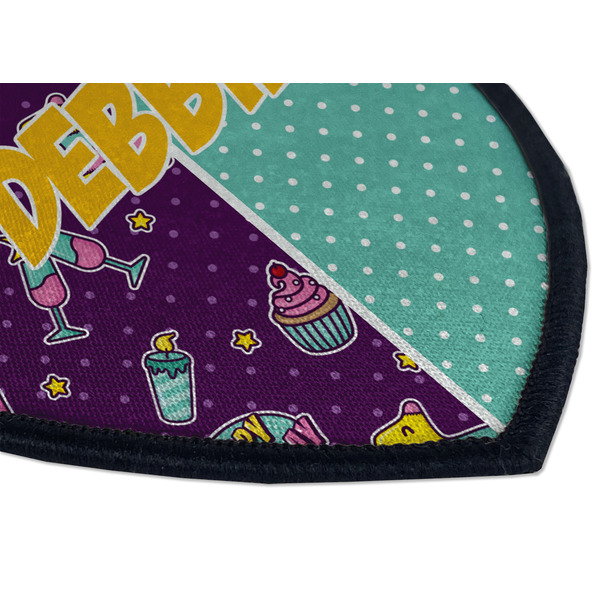 Pinata Birthday Iron on Shield 3 Detail