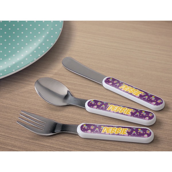 Pinata Birthday Kids Flatware w/ Plate