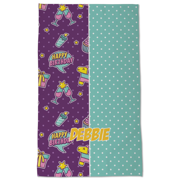 Pinata Birthday Kitchen Towel - Poly Cotton - Full Front