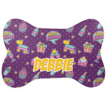 Pinata Birthday Bone Shaped Dog Food Mat (Personalized)
