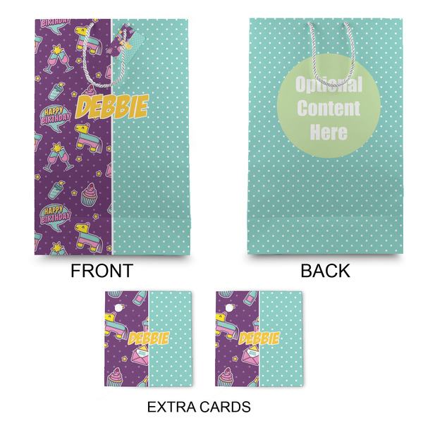 Pinata Birthday Large Gift Bag - Approval