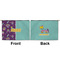 Pinata Birthday Large Zipper Pouch Approval (Front and Back)