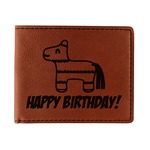 Pinata Birthday Leatherette Bifold Wallet (Personalized)