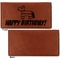 Pinata Birthday Leather Checkbook Holder Front and Back Single Sided - Apvl