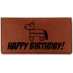 Pinata Birthday Leatherette Checkbook Holder (Personalized)