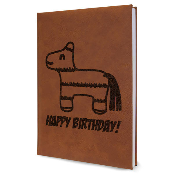 Custom Pinata Birthday Leather Sketchbook (Personalized)