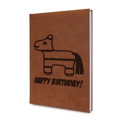 Pinata Birthday Leather Sketchbook - Small - Double Sided (Personalized)