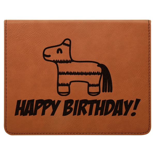 Pinata Birthday Leatherette 4-Piece Wine Tool Set Flat