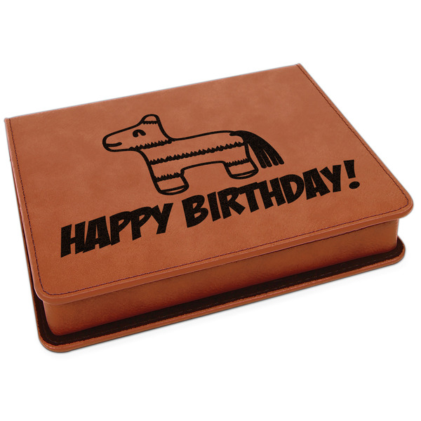 Custom Pinata Birthday Leatherette 4-Piece Wine Tool Set (Personalized)