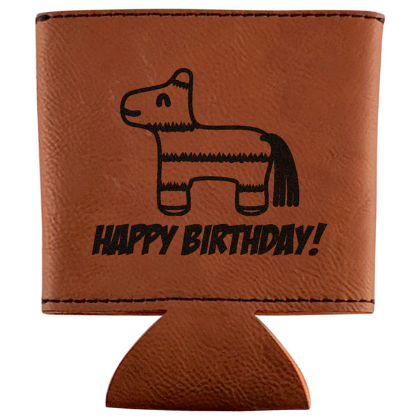 Custom Pinata Birthday Leatherette Can Sleeve (Personalized)