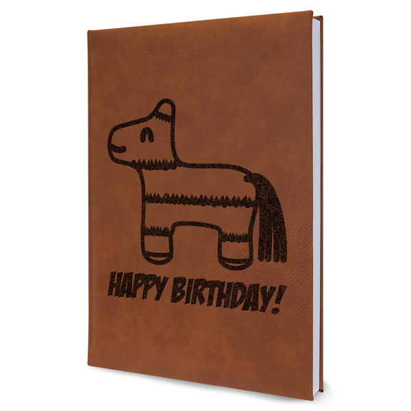 Custom Pinata Birthday Leatherette Journal - Large - Single Sided (Personalized)