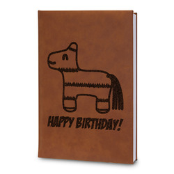 Pinata Birthday Leatherette Journal - Large - Double Sided (Personalized)