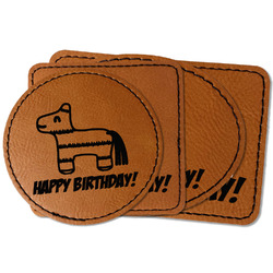 Pinata Birthday Faux Leather Iron On Patch (Personalized)