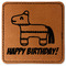 Pinata Birthday Leatherette Patches - Square