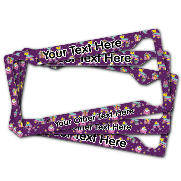 Pinata Birthday License Plate Frames - (PARENT MAIN)