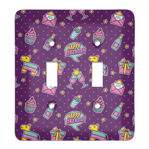 Custom Pinata Birthday Light Switch Cover (2 Toggle Plate)