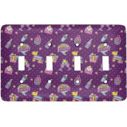 Pinata Birthday Light Switch Cover (4 Toggle Plate)