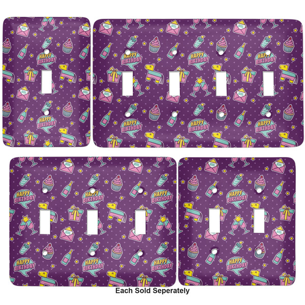 Pinata Birthday Light Switch Covers all sizes
