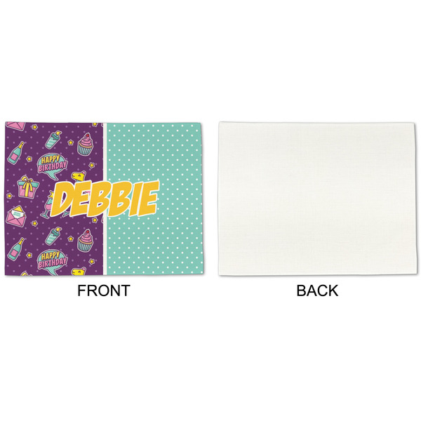 Pinata Birthday Linen Placemat - APPROVAL Single (single sided)