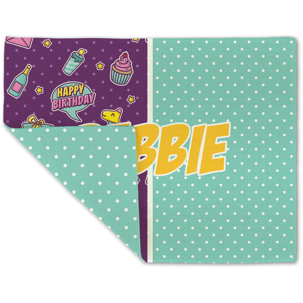 Pinata Birthday Linen Placemat - Folded Corner (double side)