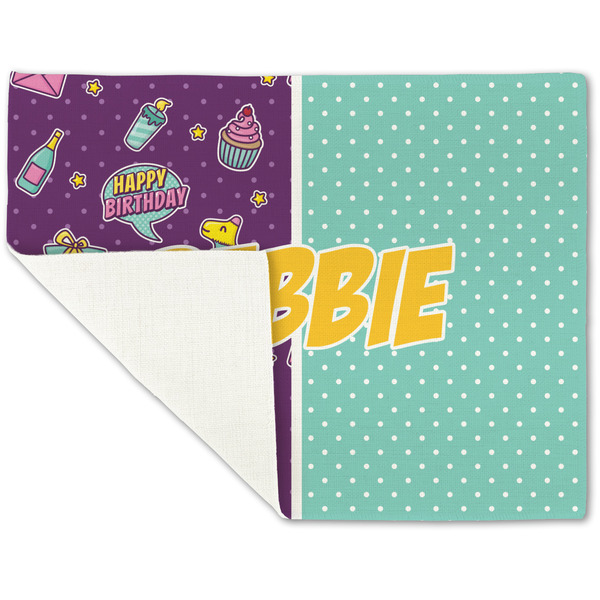 Pinata Birthday Linen Placemat - Folded Corner (single side)