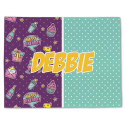 Pinata Birthday Single-Sided Linen Placemat - Single w/ Name or Text