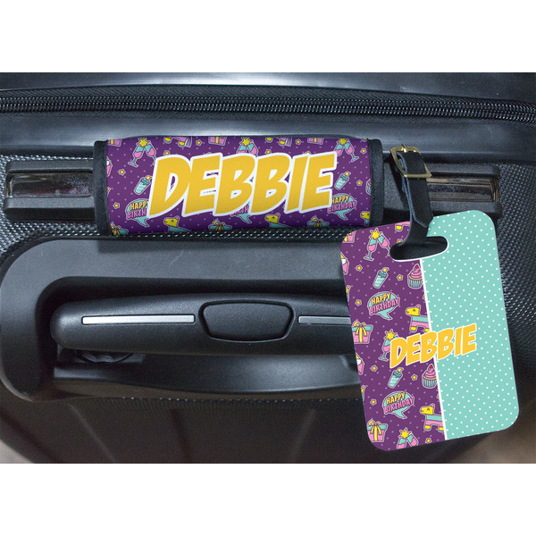 Pinata Birthday Luggage Wrap & Tag