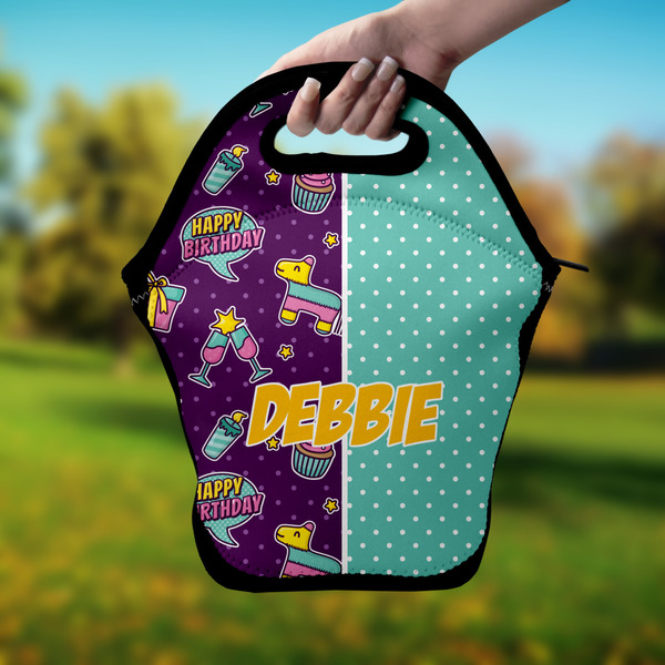 Pinata Birthday Lunch Bag - Hand