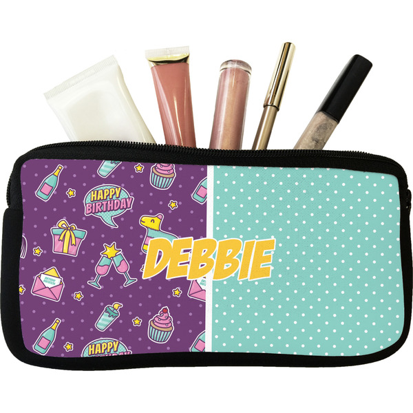 Custom Pinata Birthday Makeup / Cosmetic Bag (Personalized)